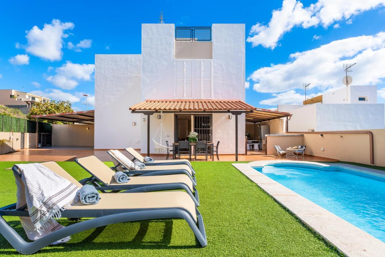 Villa With Private Pool And Workspace Candelaria Luaran gambar